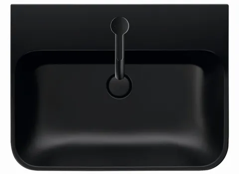 Waschbecken Happy D.2 Plus in Anthrazit und D-Form von Duravit