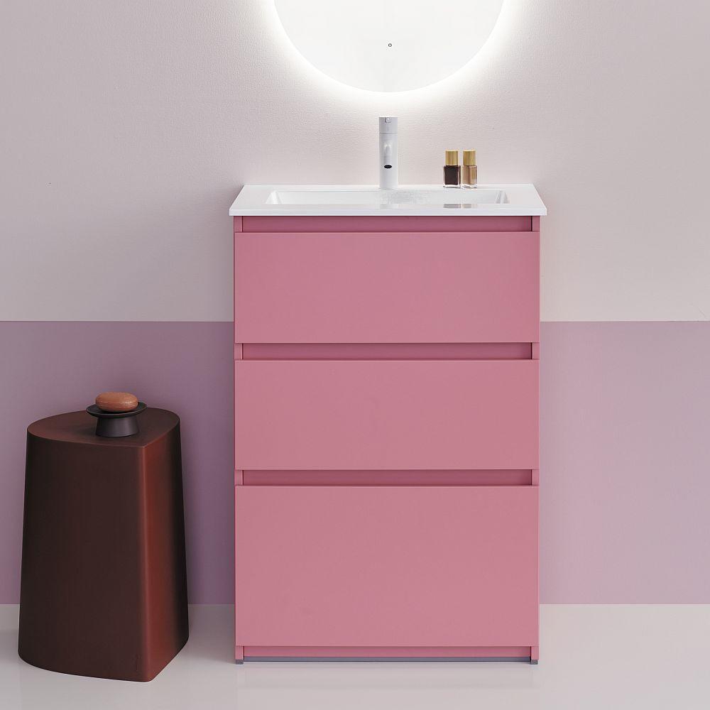 Kompakter Waschtisch der Kollektion Lin20 von burgbad